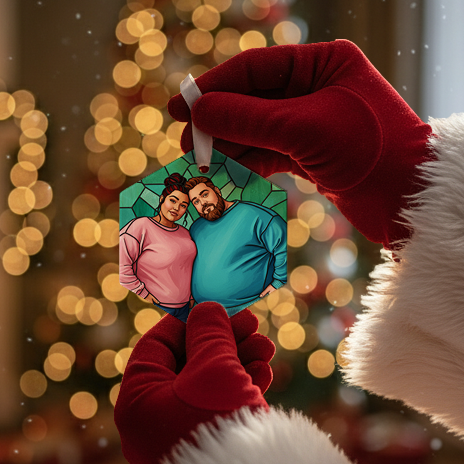 Glass Tree Decorations