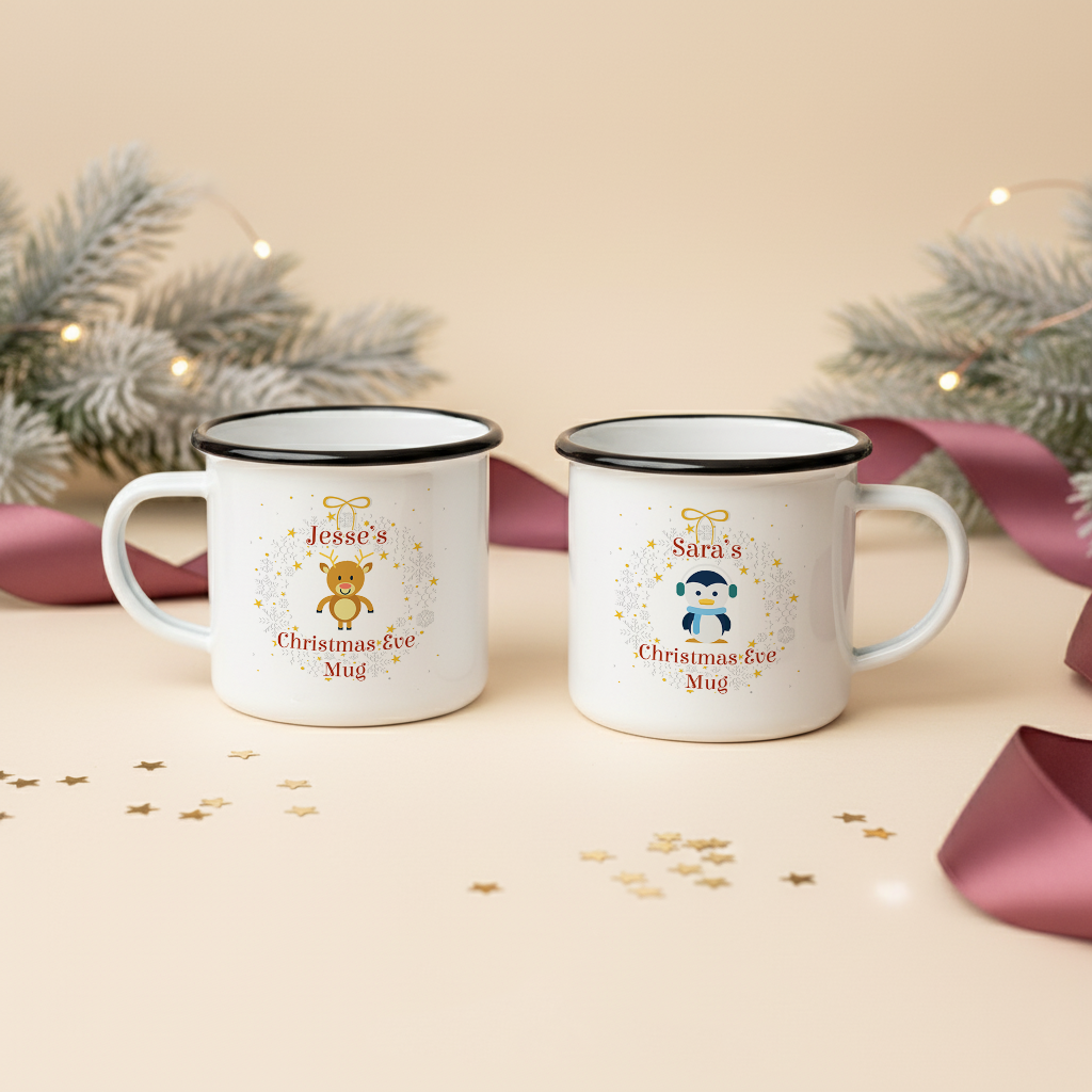 Classic Christmas Eve Mugs