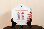 AI Family Glass Christmas Decoration