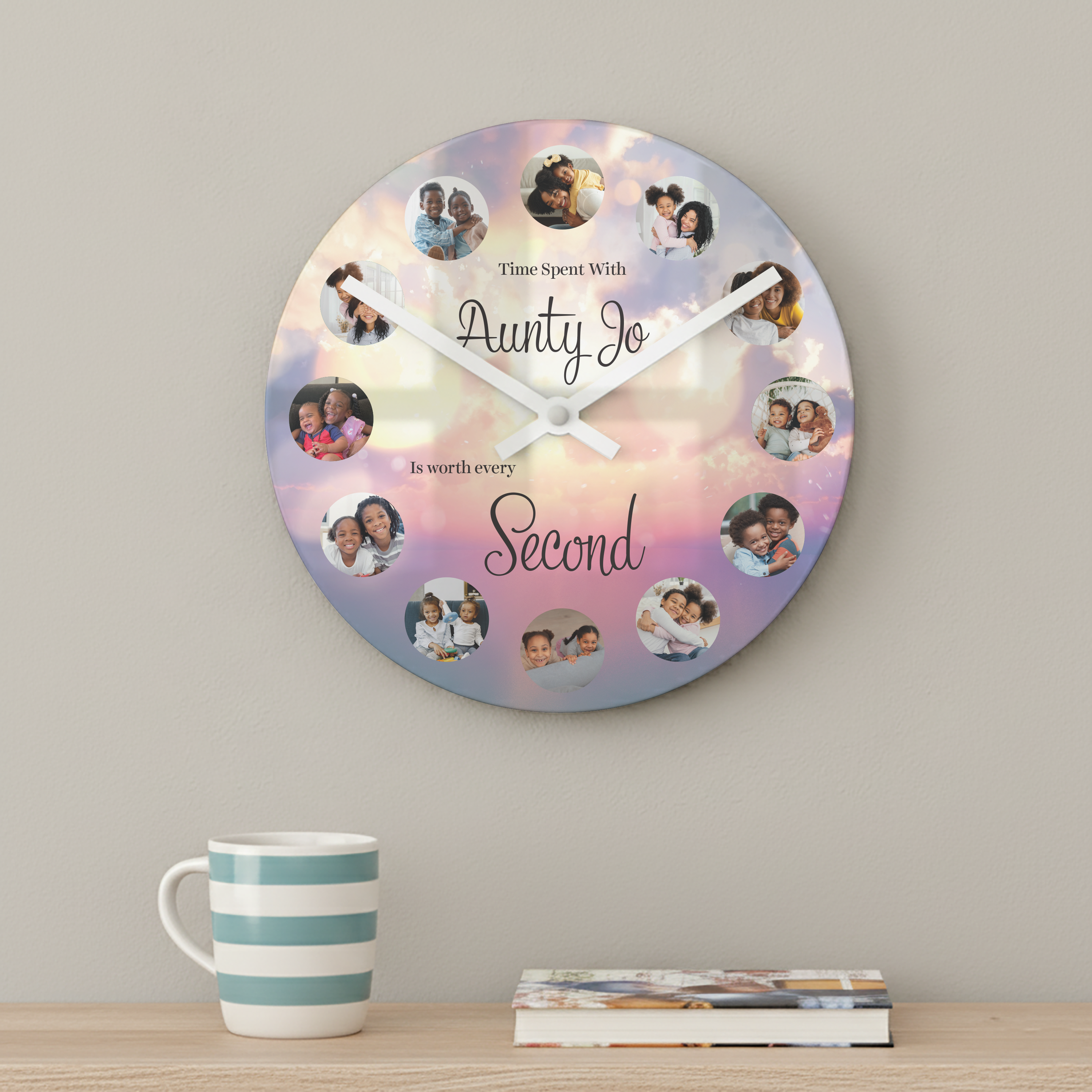 Photo Clock - Time Spent With NAME is Worth Every Second