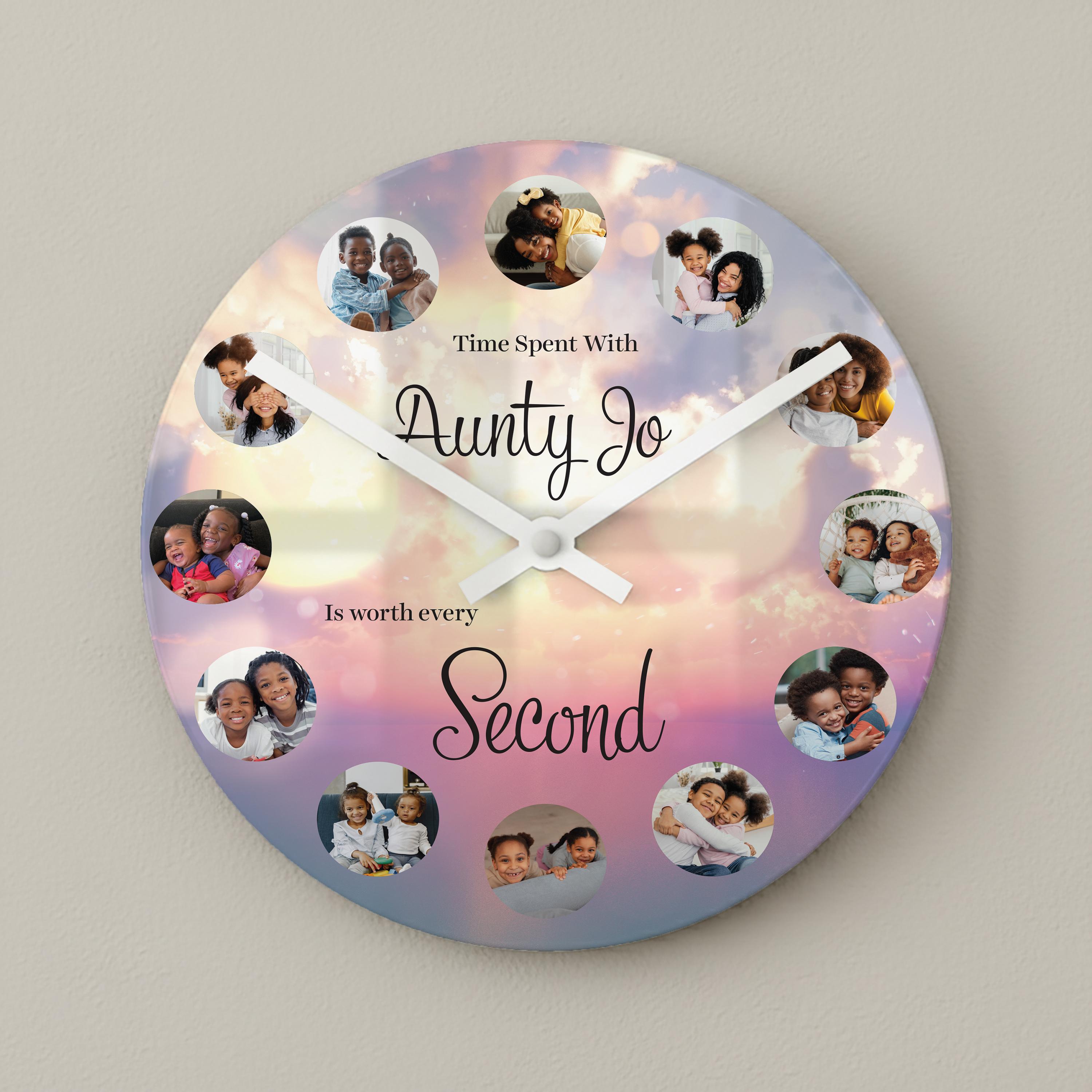 Photo Clock - Time Spent With NAME is Worth Every Second