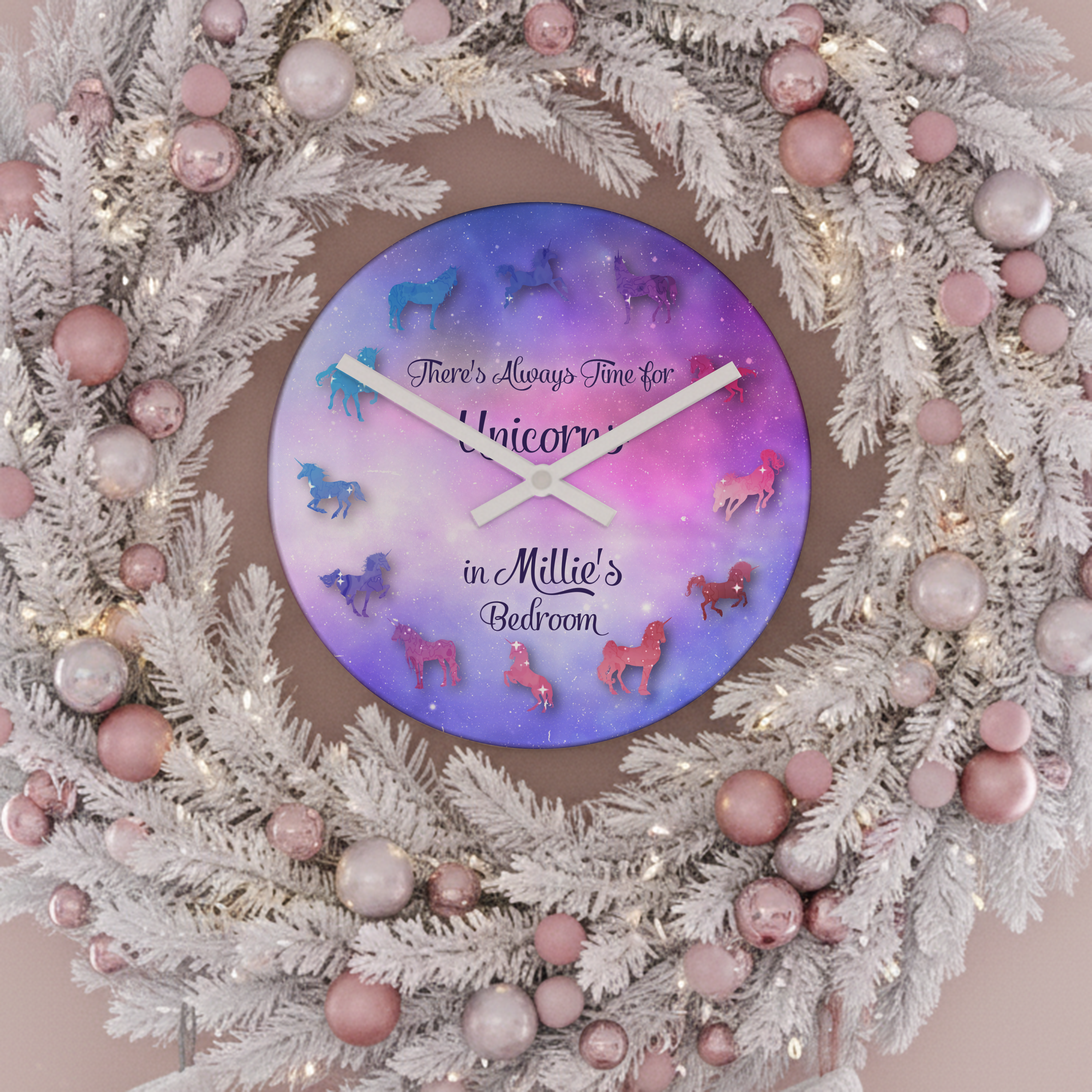 Unicorn Name Clock