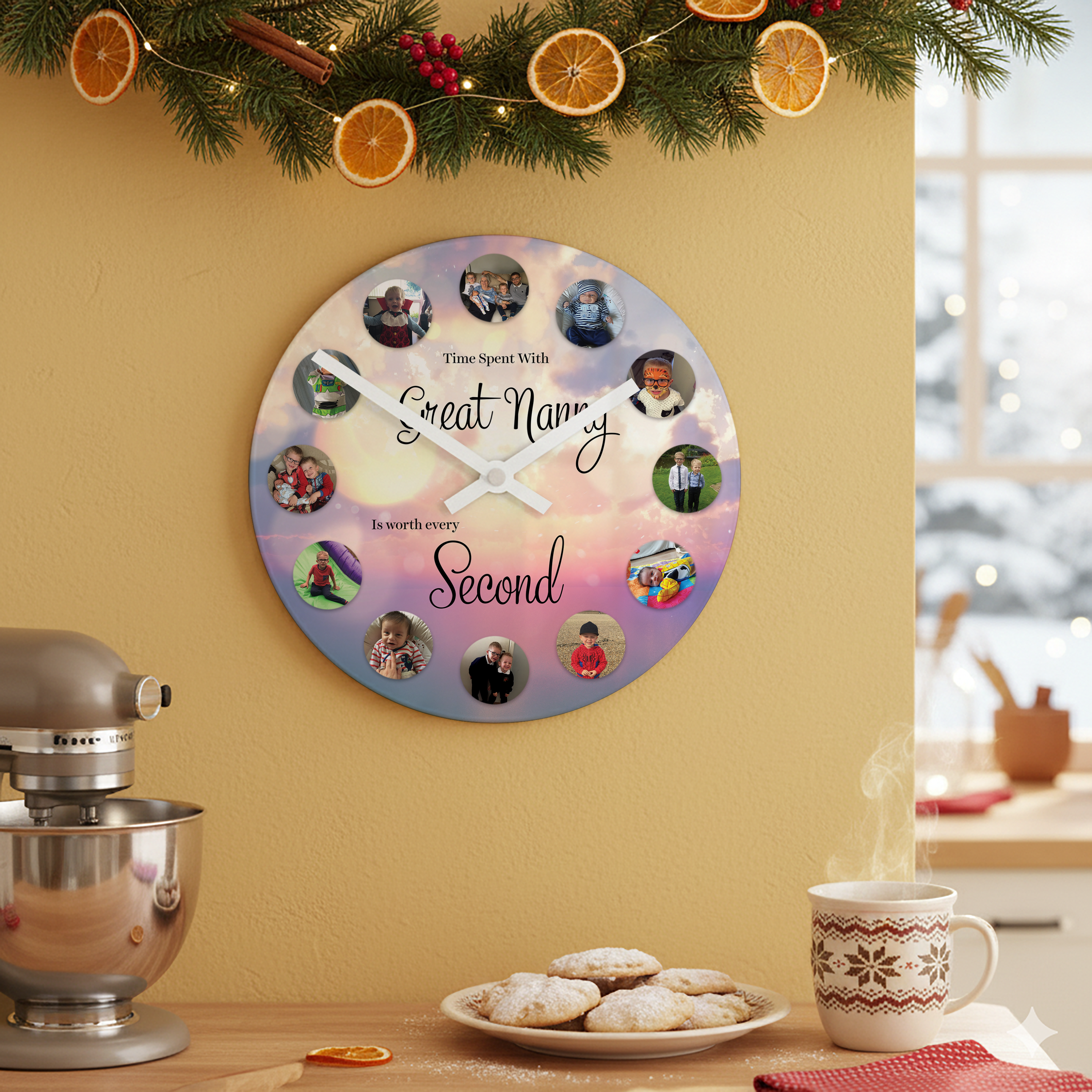 Photo Clock - Time Spent With NAME is Worth Every Second