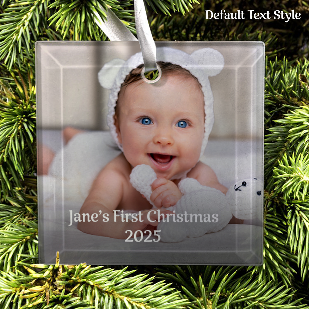 Square Glass Decoration