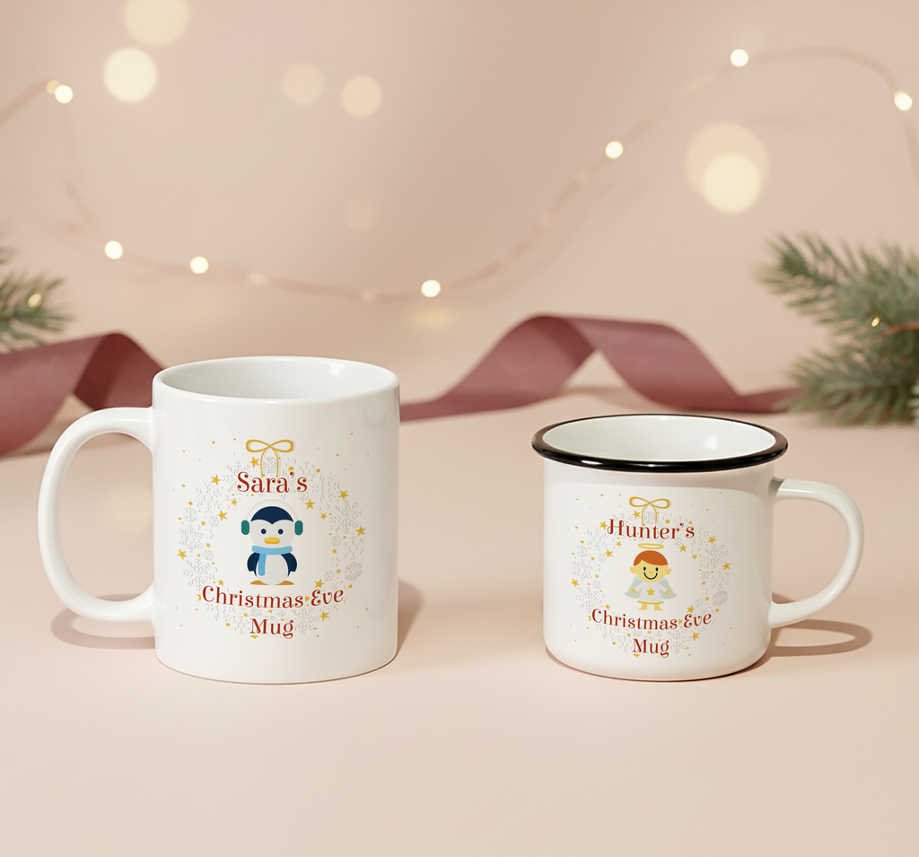 Classic Christmas Eve Mugs