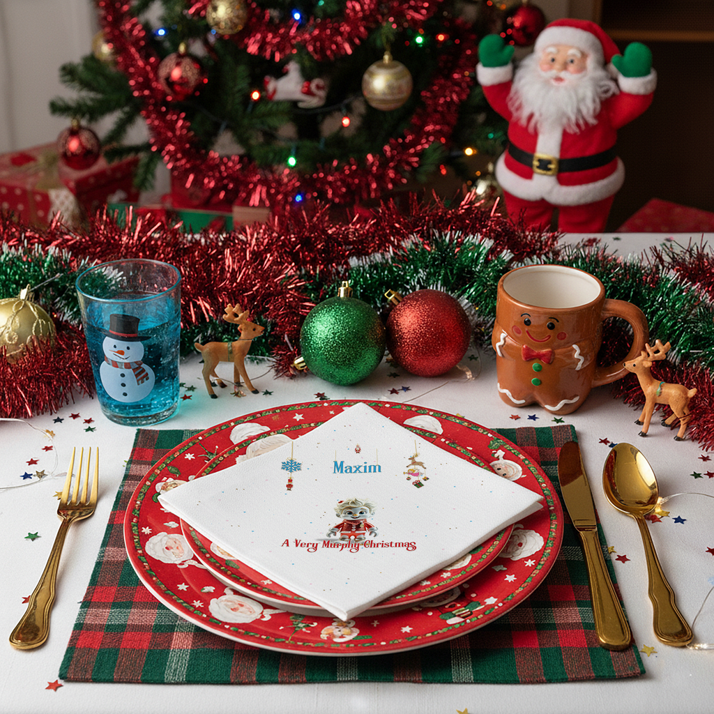 Kitschmas Character Napkins