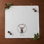 Stag Christmas Napkins – 50cm Spun Polyester