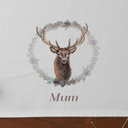 Stag Christmas Napkins – 50cm Spun Polyester