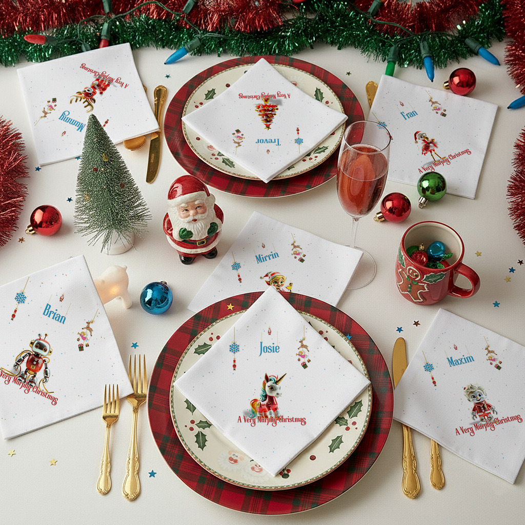 Kitschmas Character Napkins