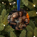 Round Glass Christmas Decoration