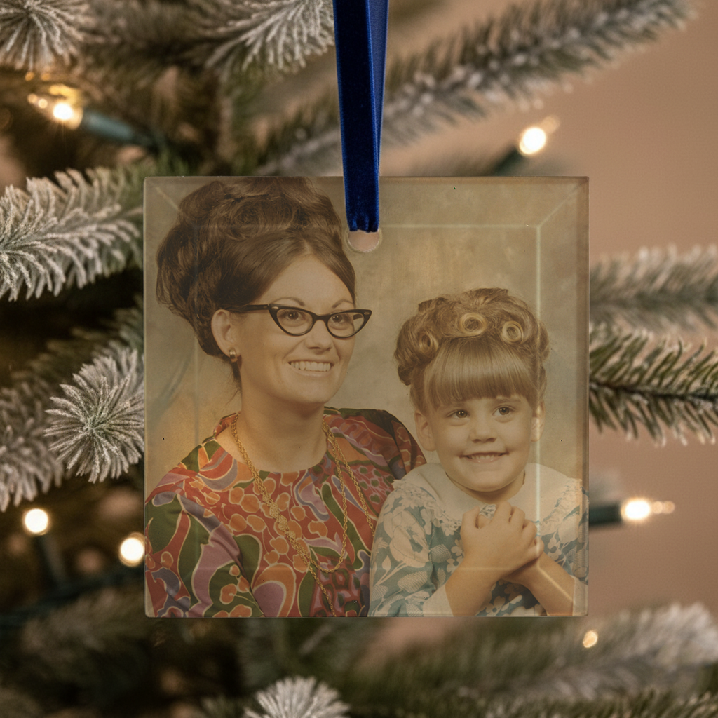 Square Glass Decoration